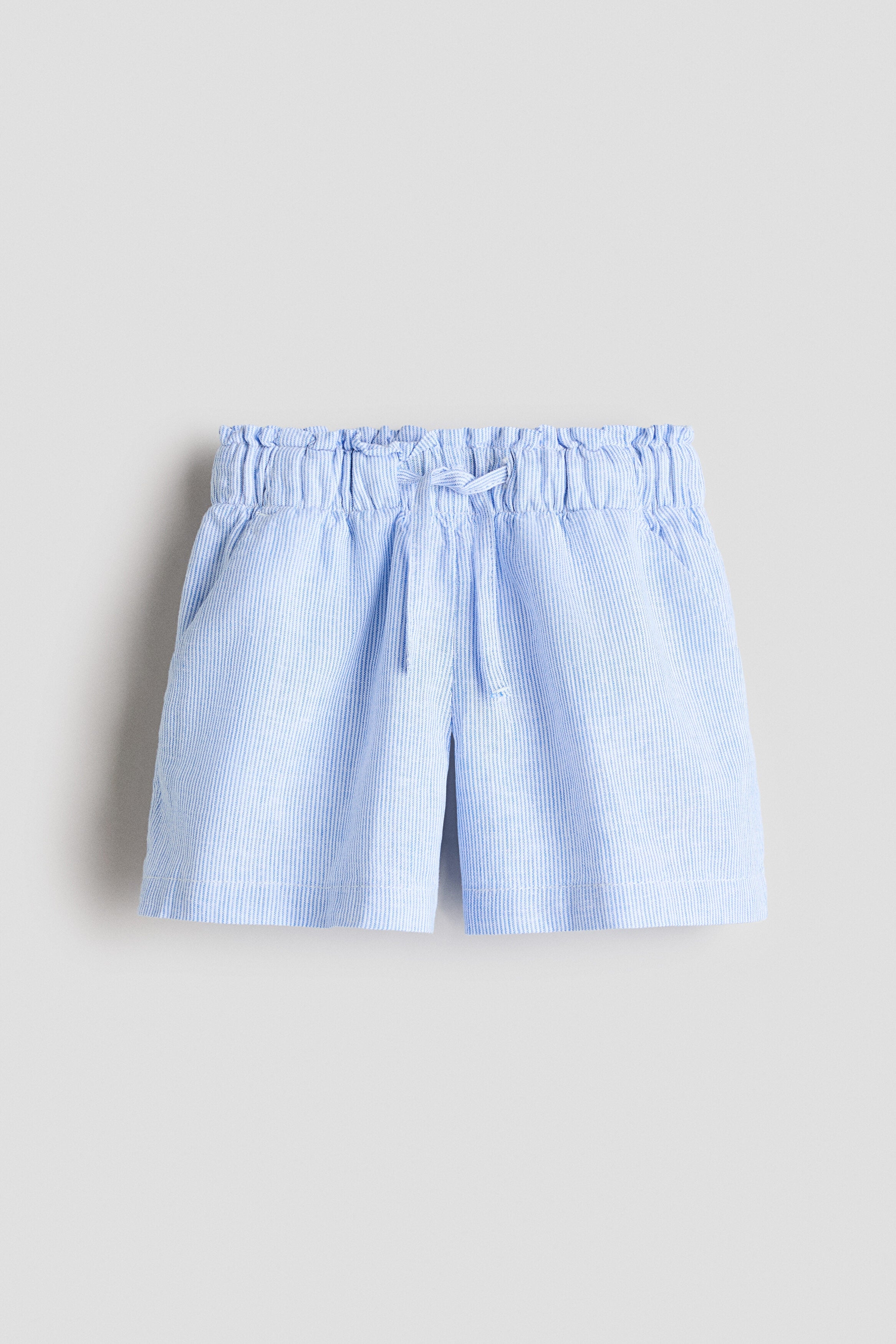 Linen-blend shorts