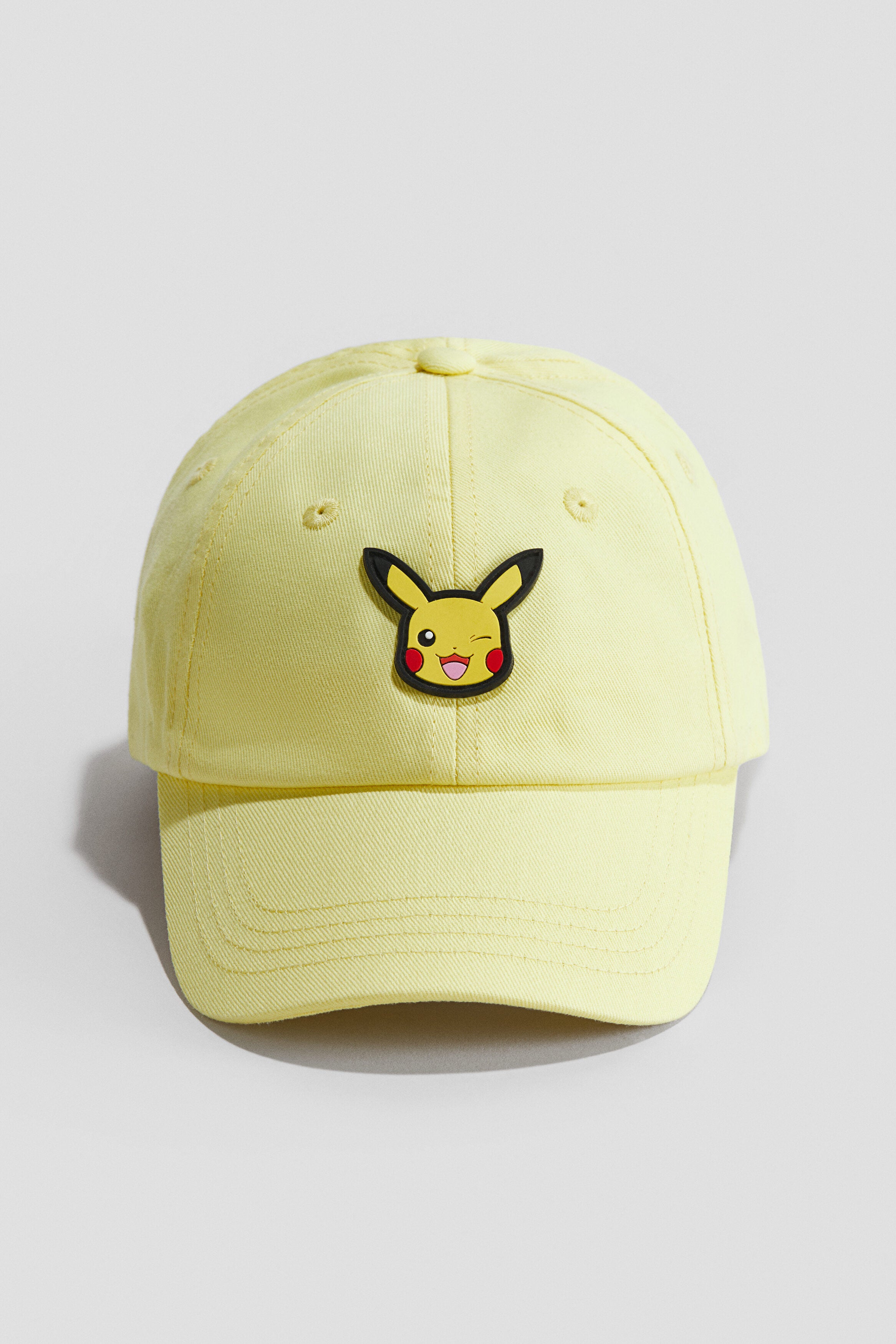 Printed twill cap - Light Yellow Pokemon / 6-10 Years