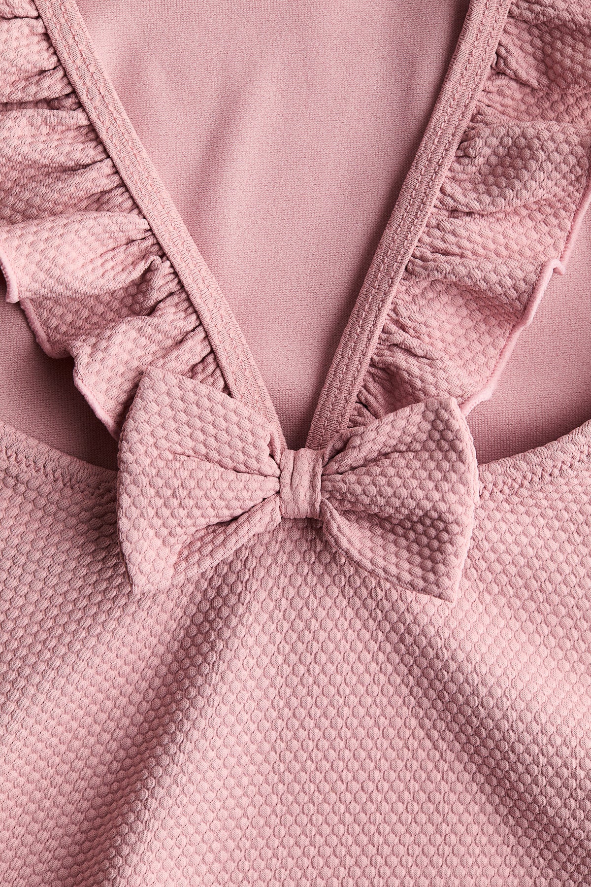 Frill-trimmed swimsuit
