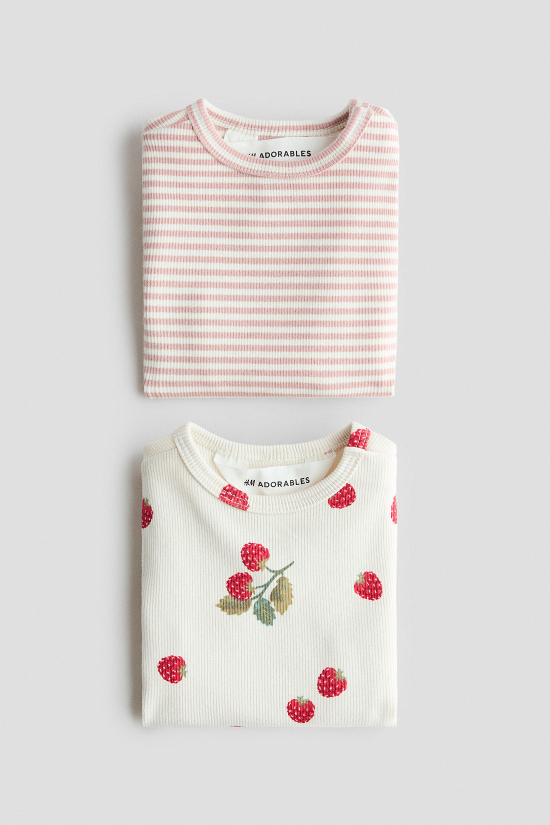 2-pack ribbed cotton tops