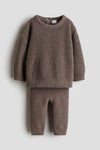 2-piece cotton knit set