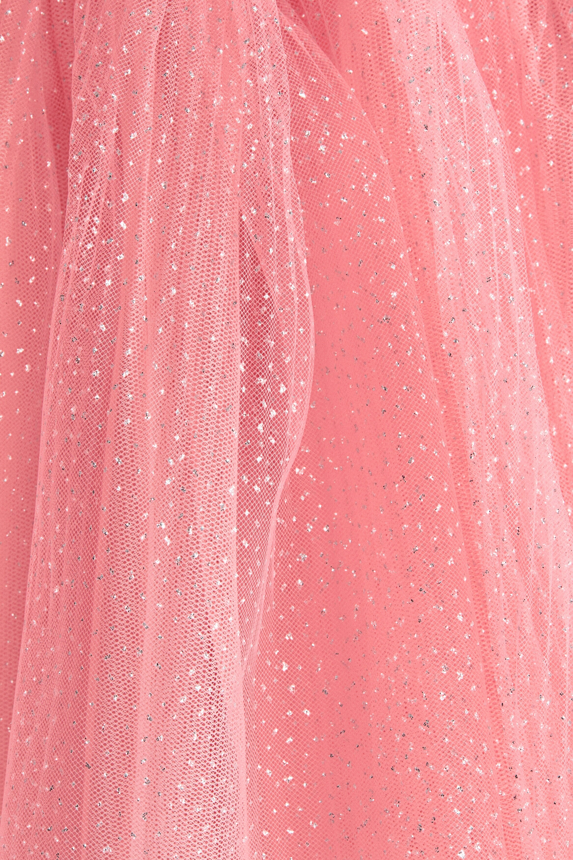 Glittery tulle skirt