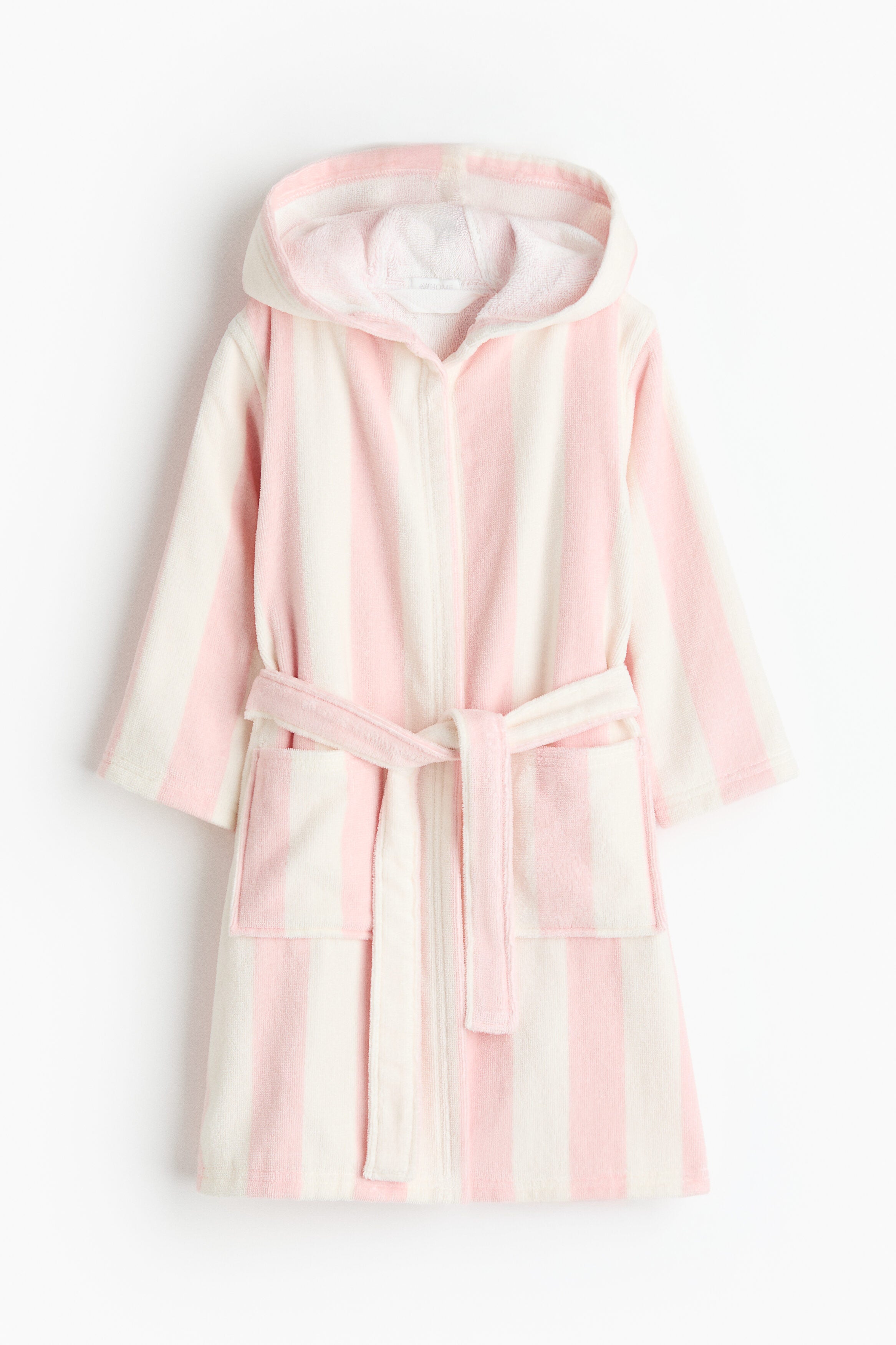 Cotton terry dressing gown