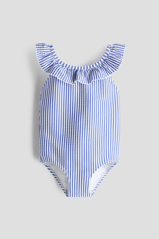 Frill-trimmed swimsuit