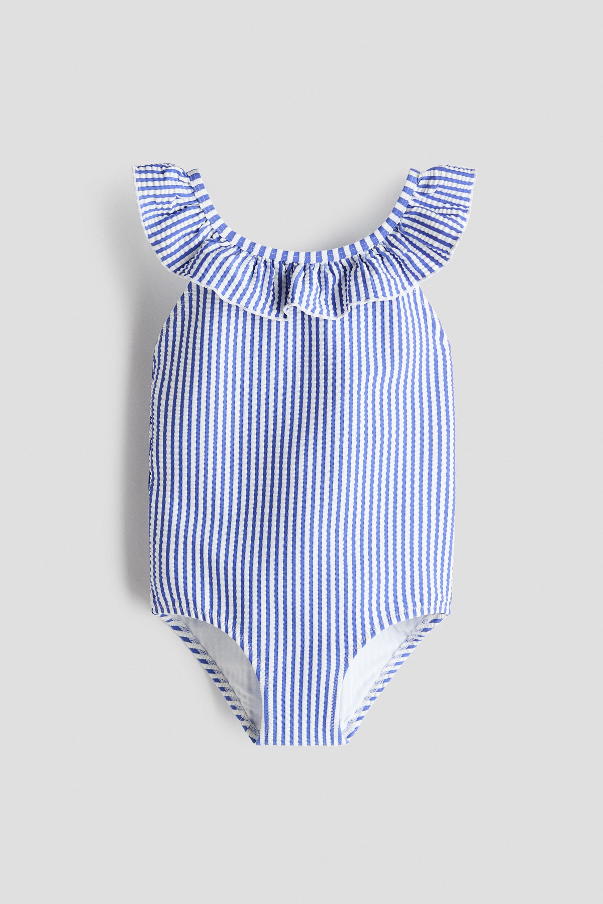 Frill-trimmed swimsuit