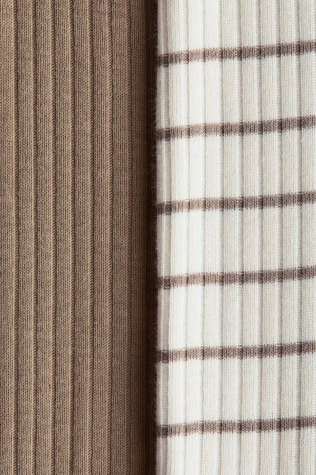 Dark Beige Striped