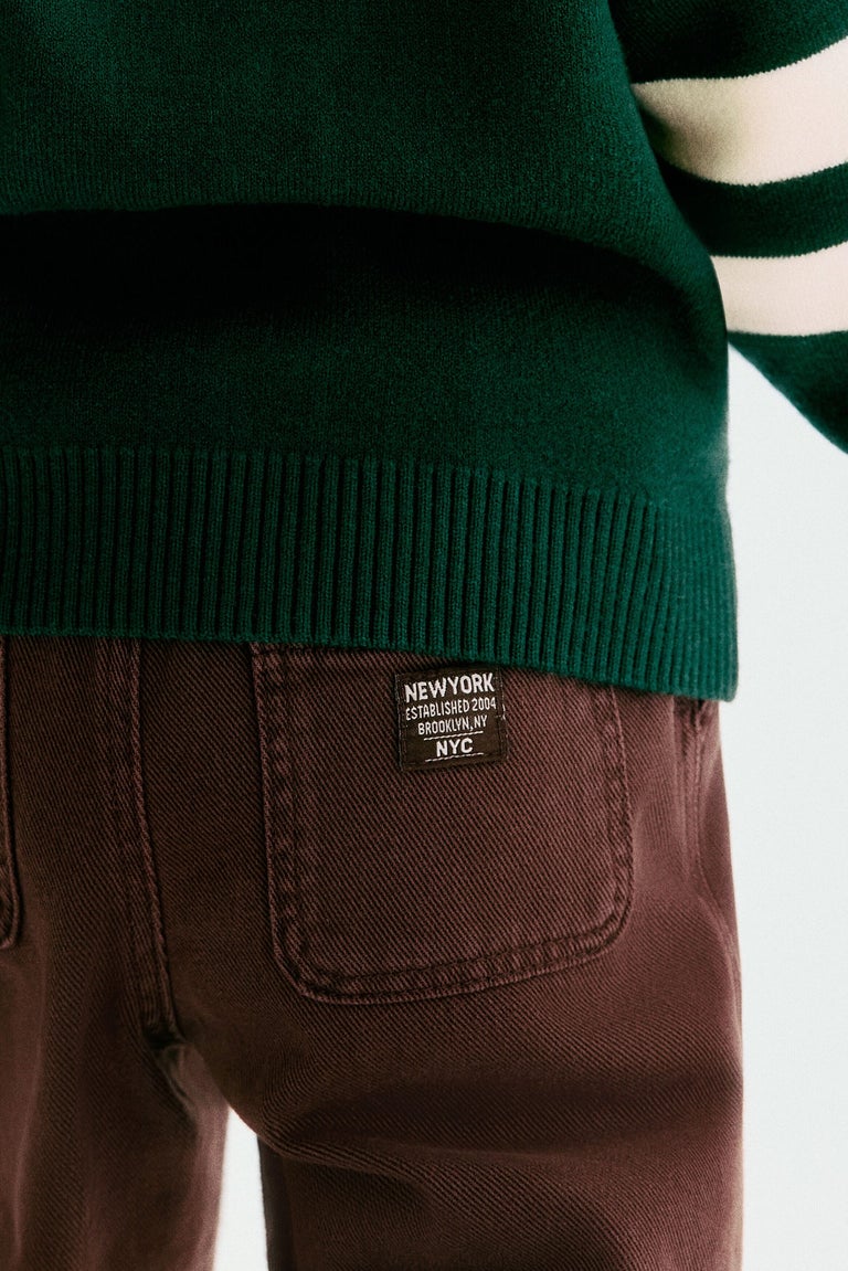 Cotton twill trousers