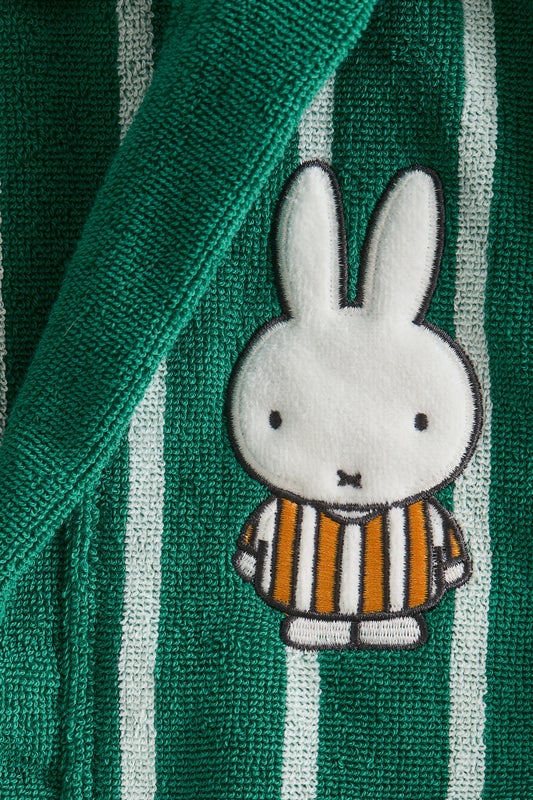 Appliquéd dressing gown