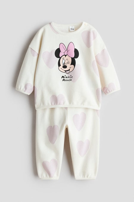 2-piece printed sweatshirt set