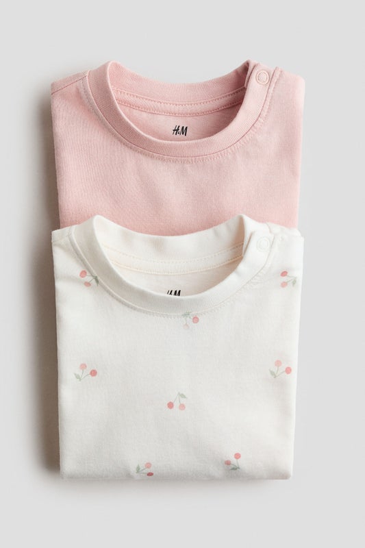 2-pack long-sleeved jersey tops