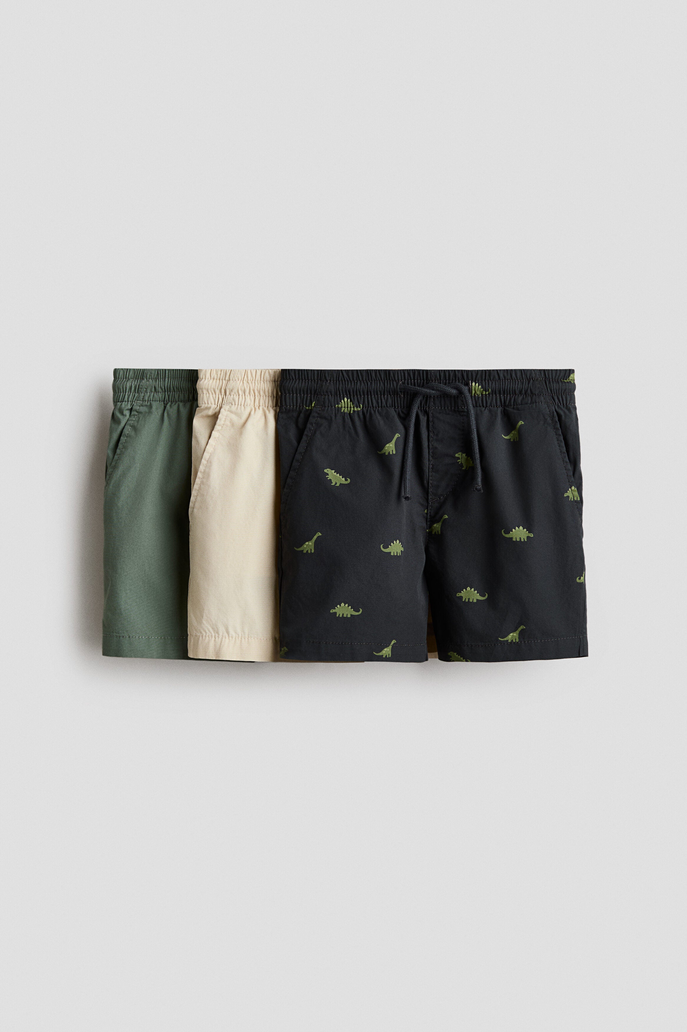 3-pack cotton shorts
