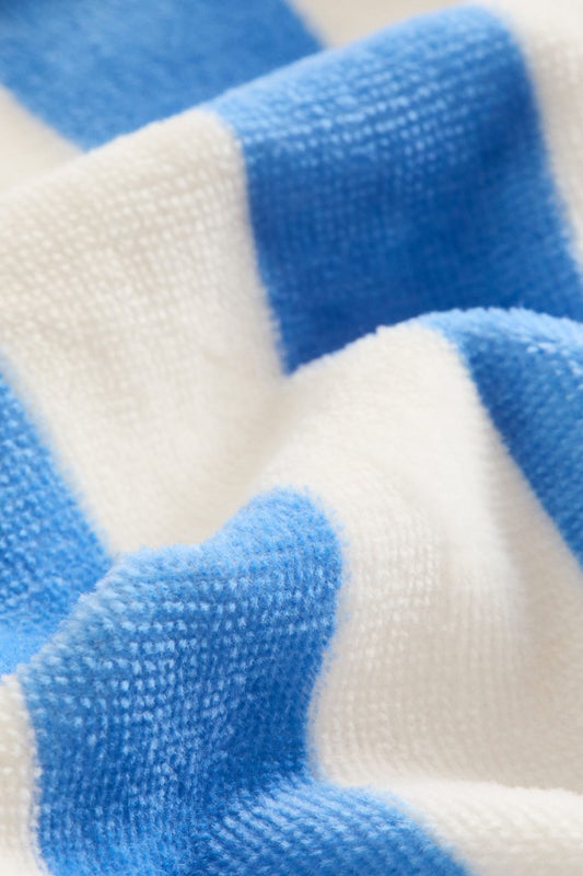 Cotton terry dressing gown