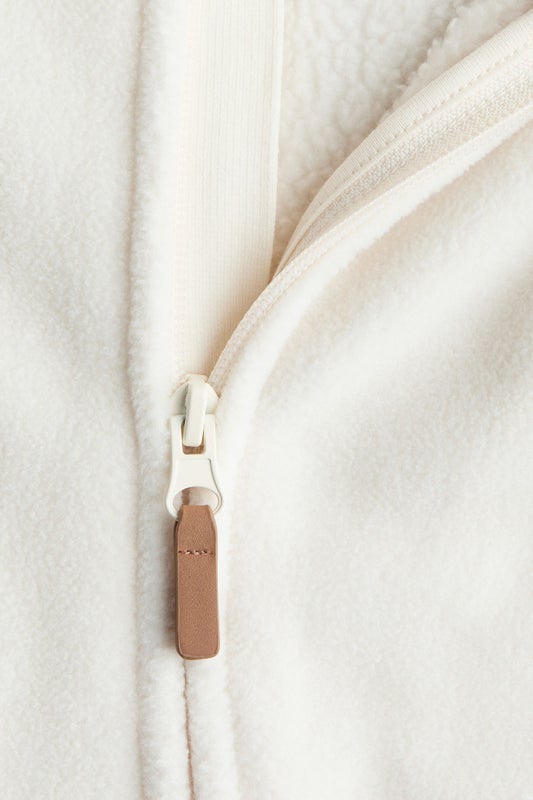 Hooded fleece all-in-one suit