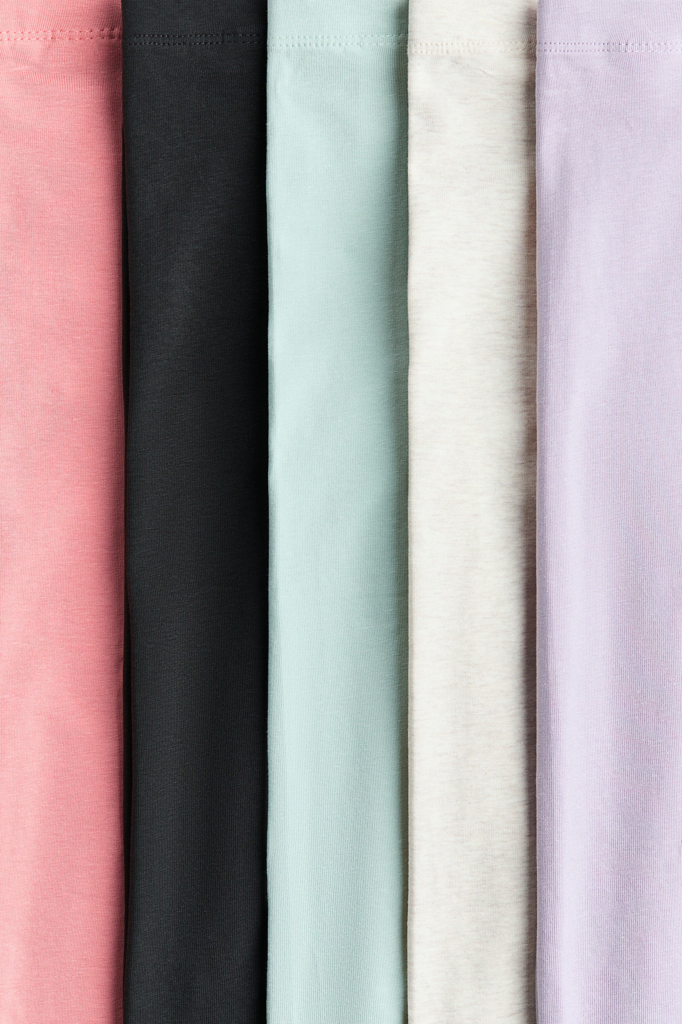 5-pack jersey leggings
