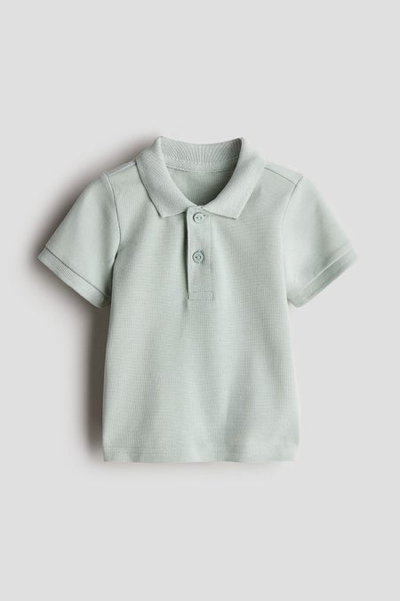 Cotton piqué polo shirt
