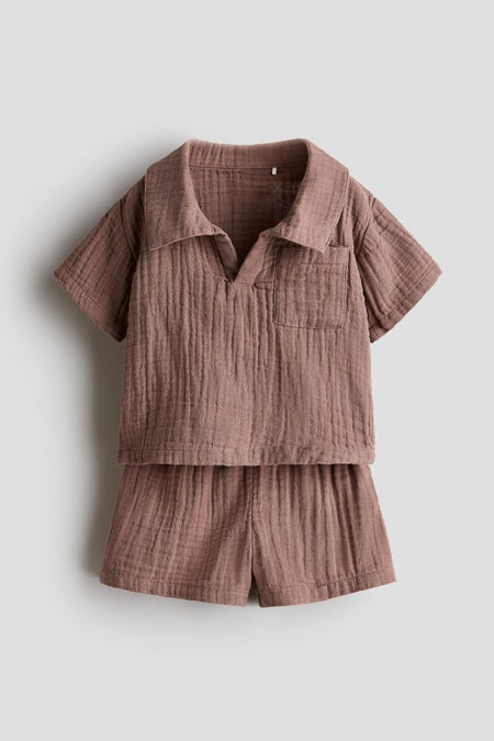 2-piece cotton muslin set