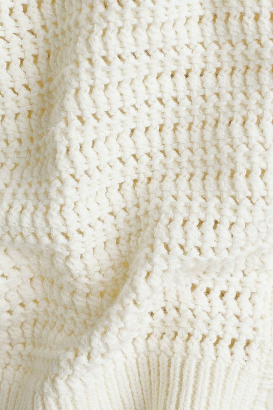Textured-knit cardigan