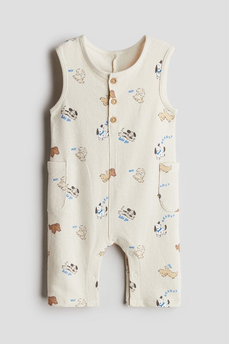 Cotton romper suit