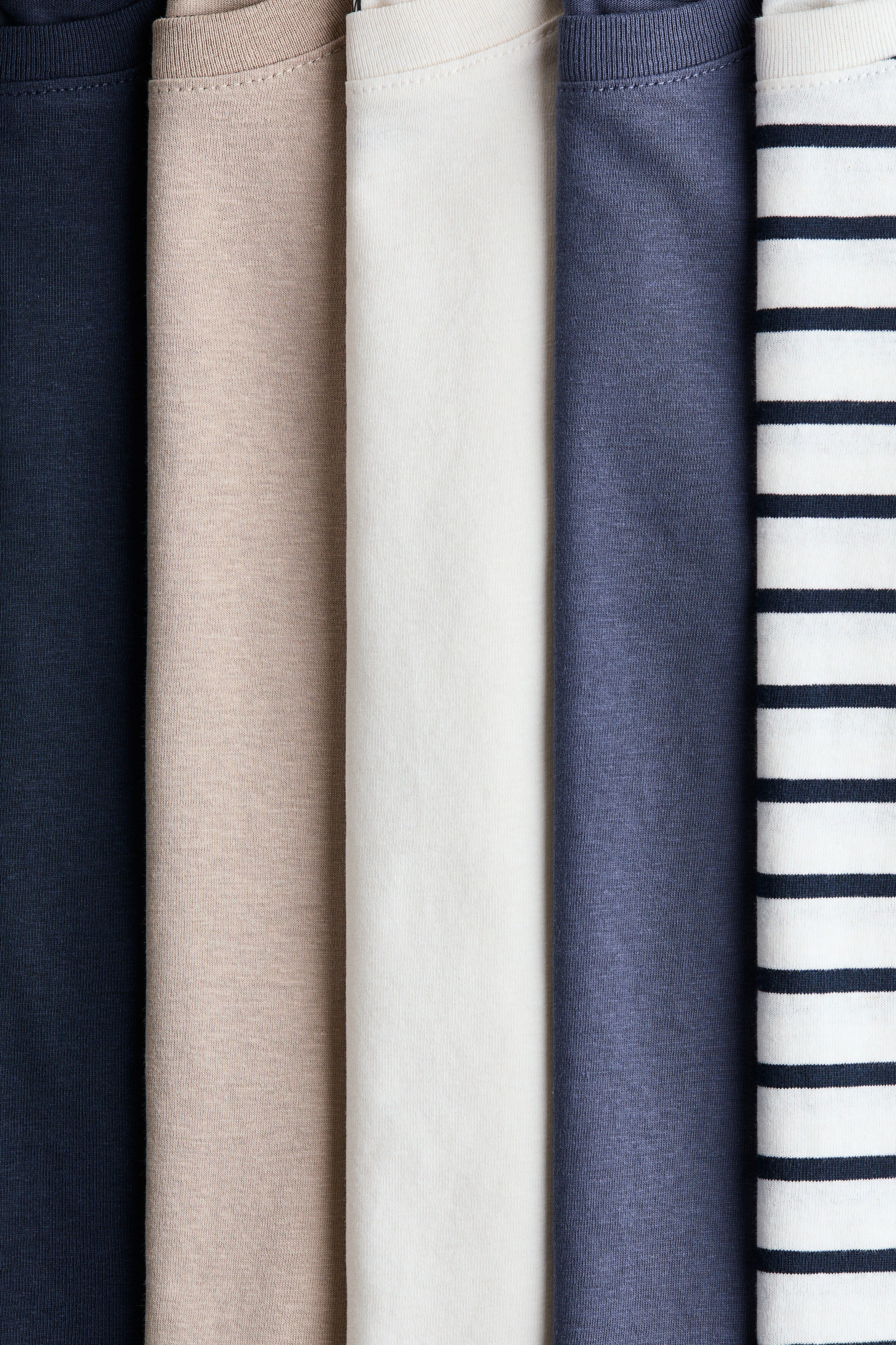 5-pack cotton jersey tops