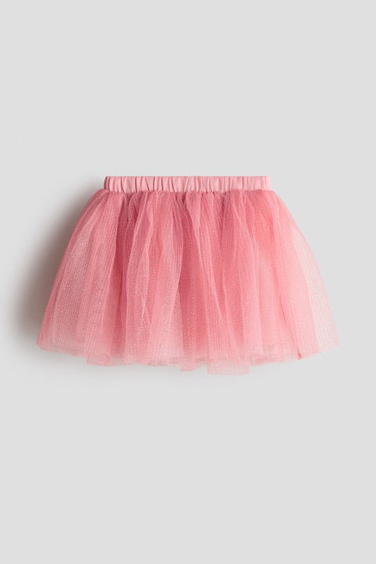 Glittery tulle skirt