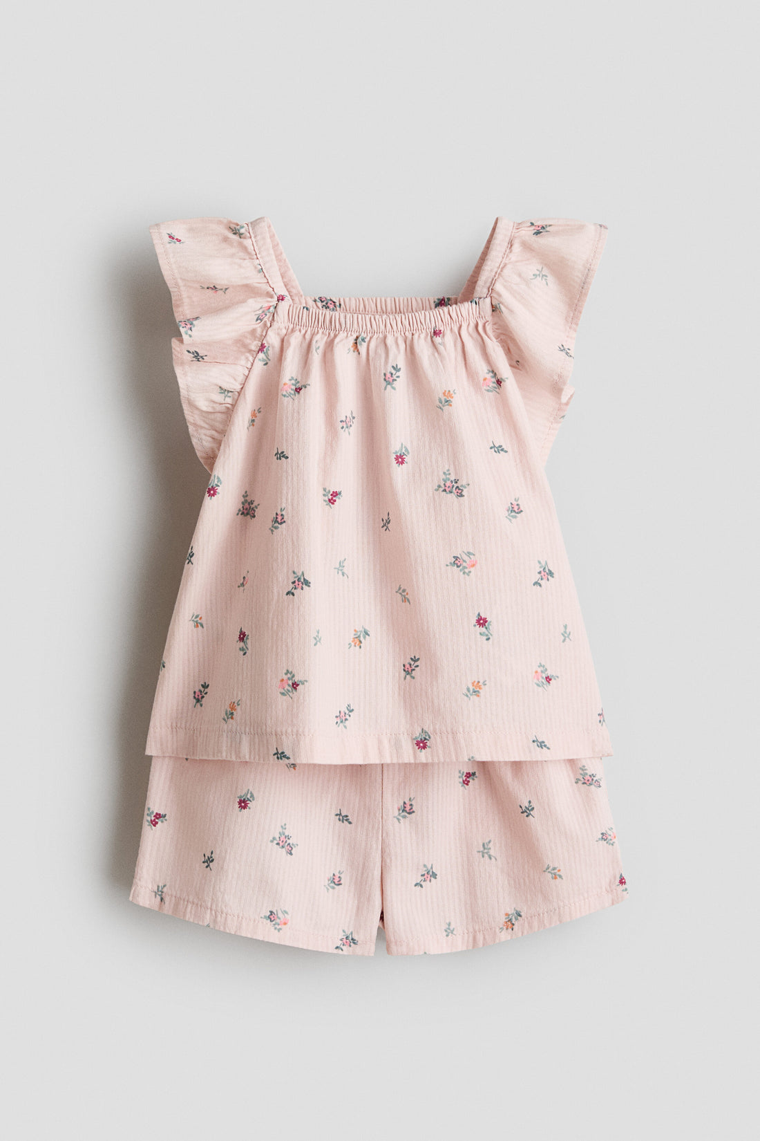 2-piece set - Light Pink Floral 5 / 12-18 Months