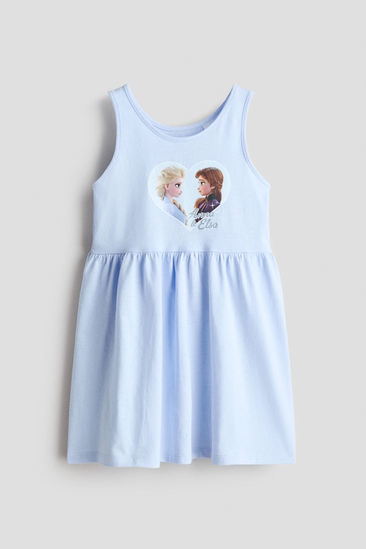 Printed cotton dress