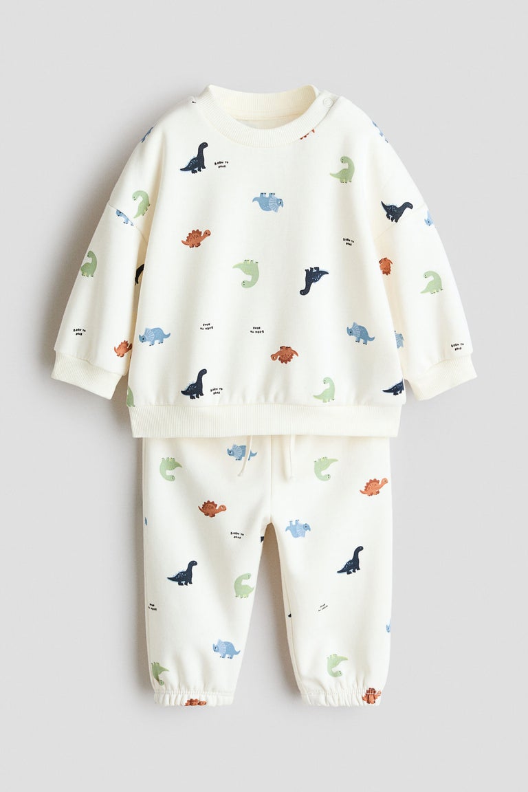 2-piece printed sweatshirt set - 12M
