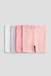 4-pack cotton cycling shorts