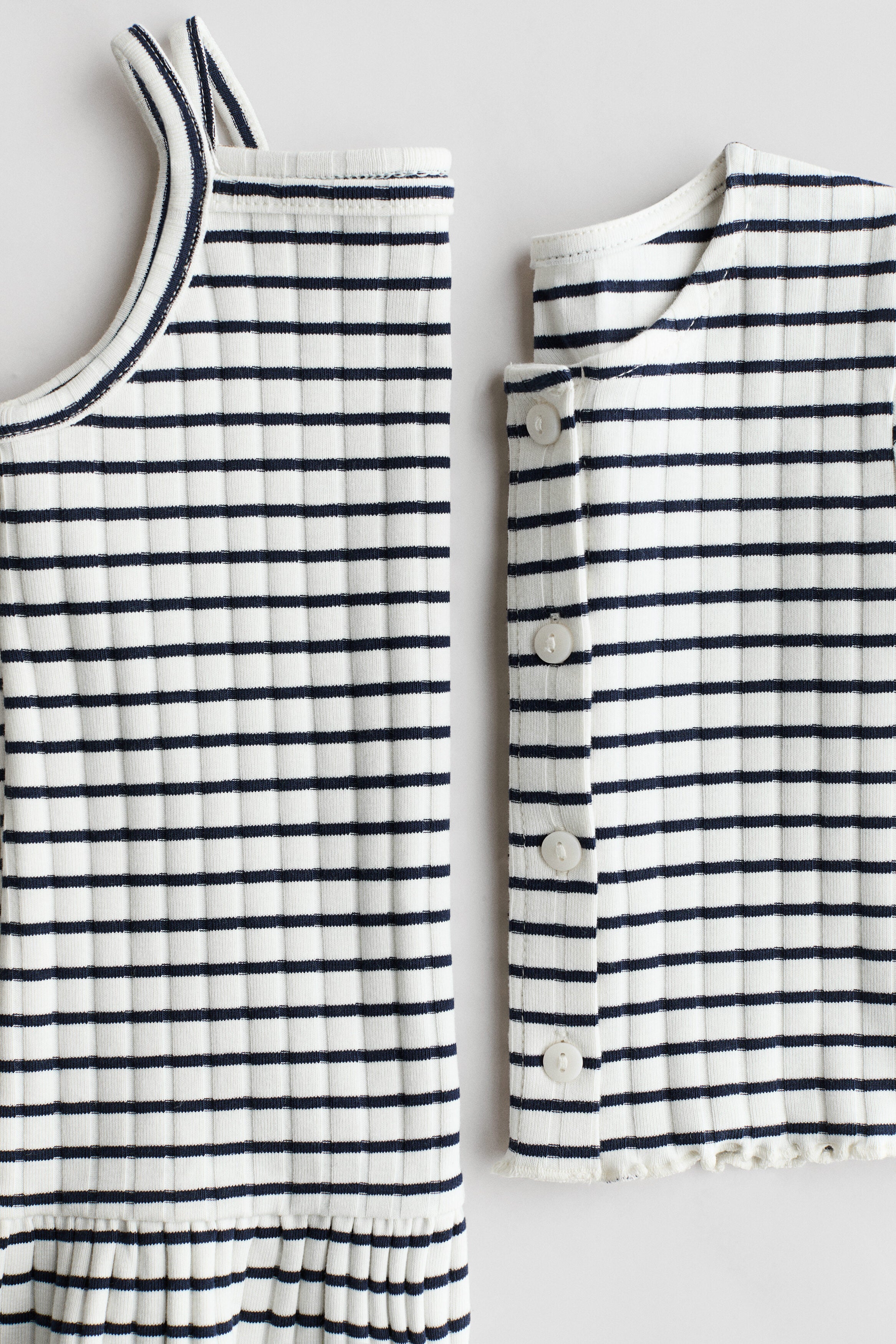 2-piece dress and cardigan set