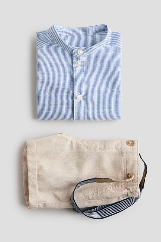 2-piece set with braces