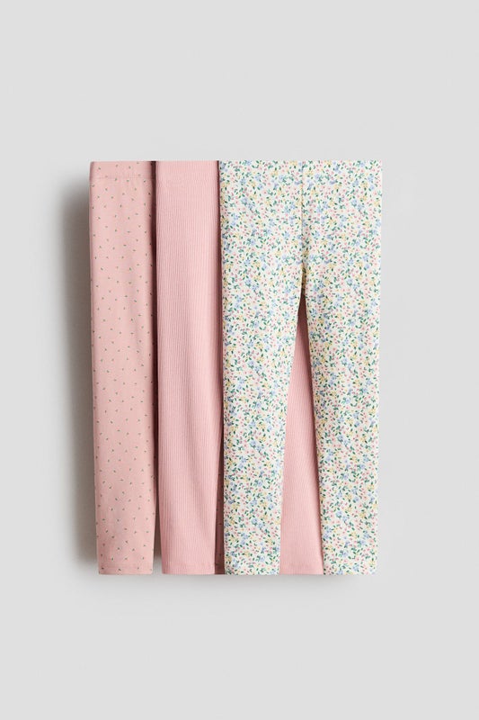 3-pack cotton leggings