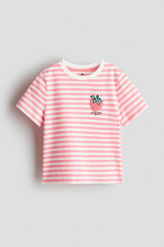 Motif-detail t-shirt