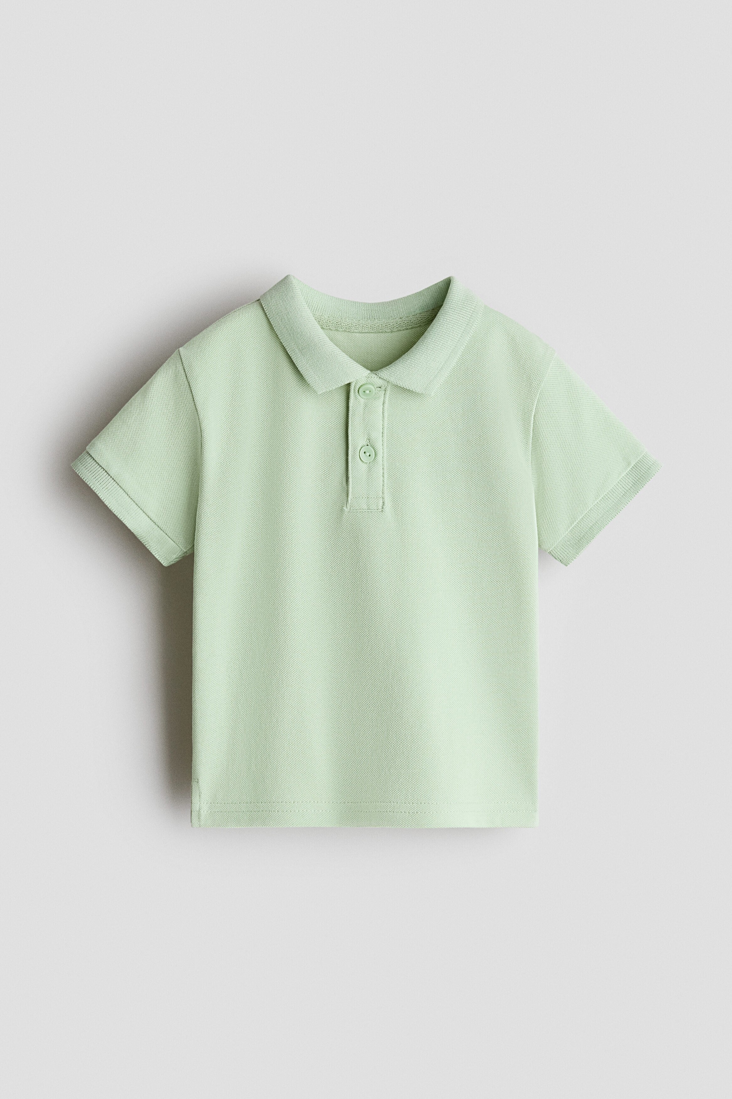 Cotton piqué polo shirt - 12M
