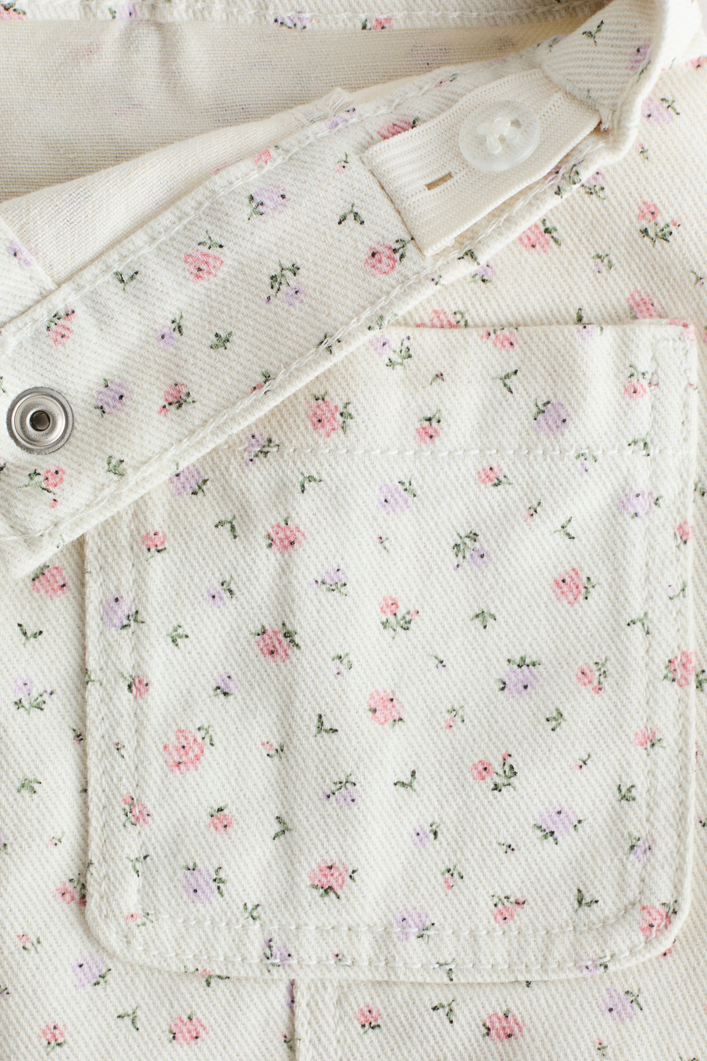 Cotton twill skirt