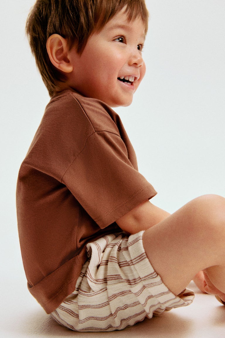 Cotton jersey shorts Image 3 of 5
