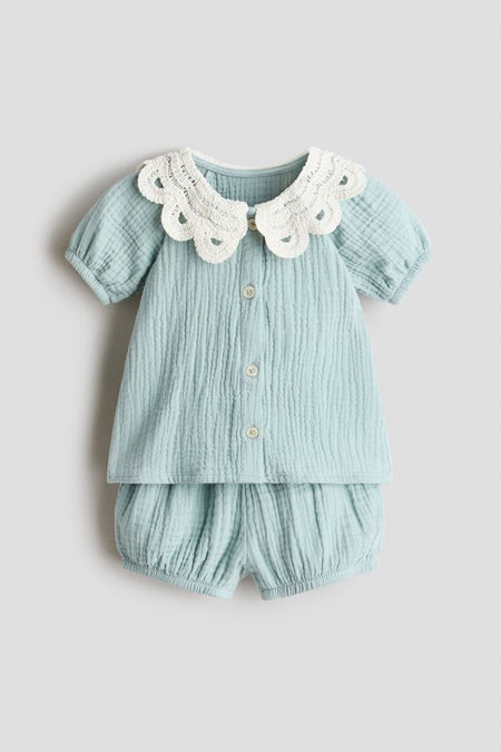 2-piece cotton muslin set
