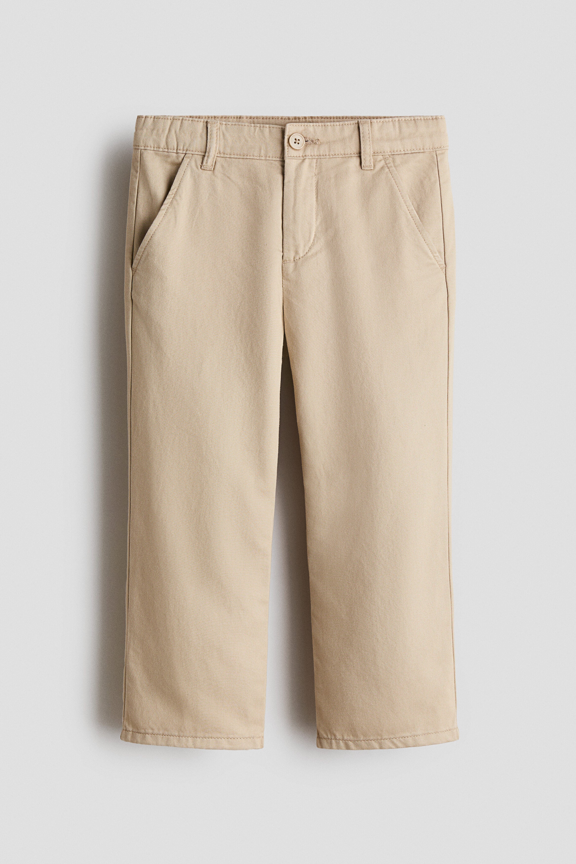 Loose-fit twill chinos