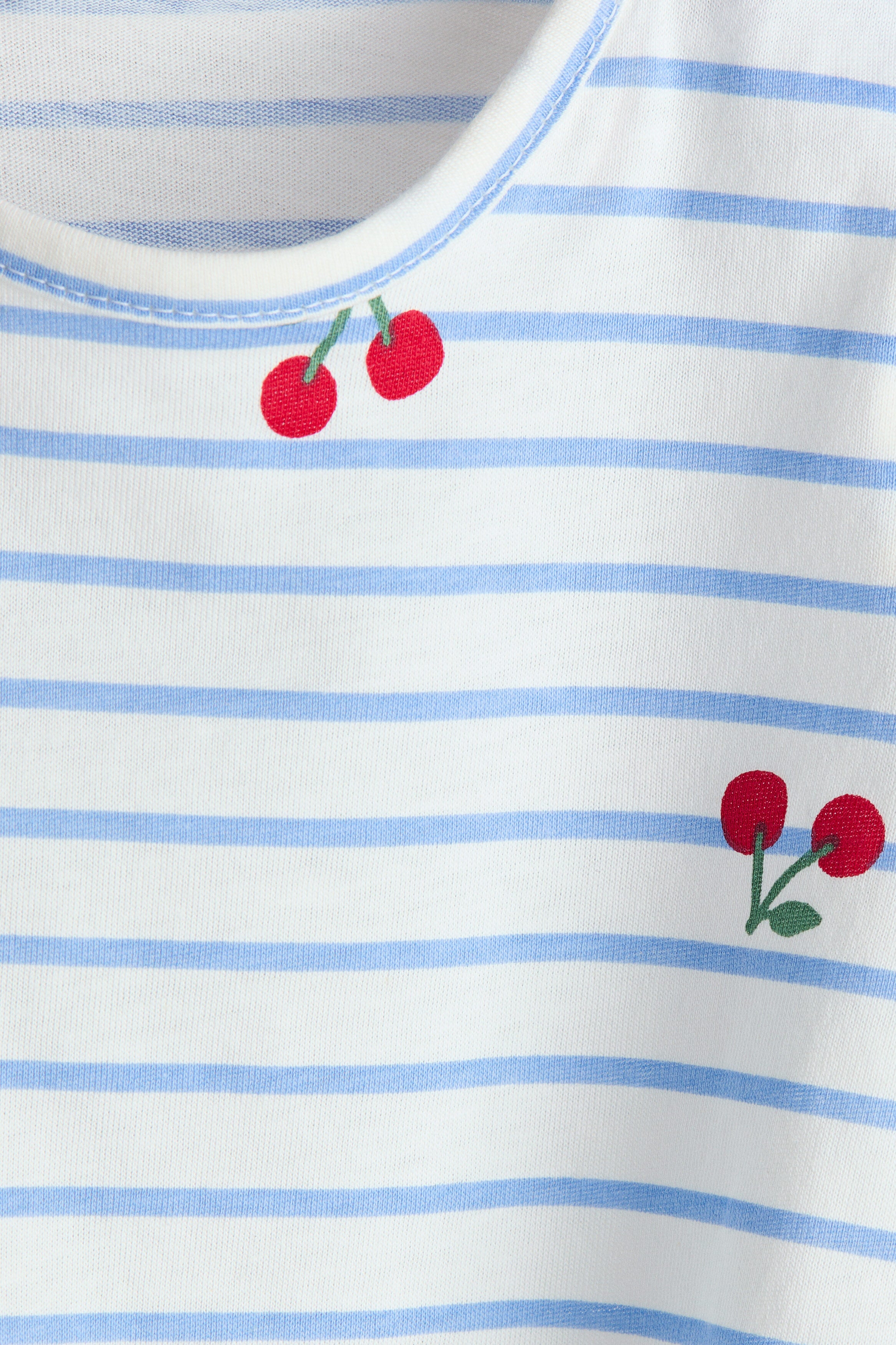 Printed cotton top