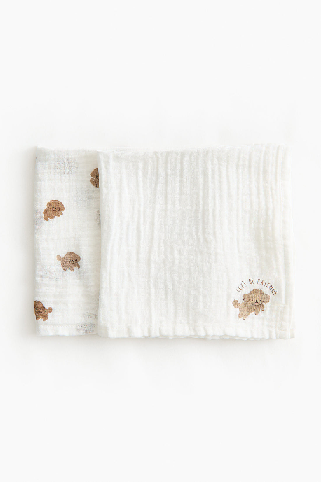 2-pack muslin blankets