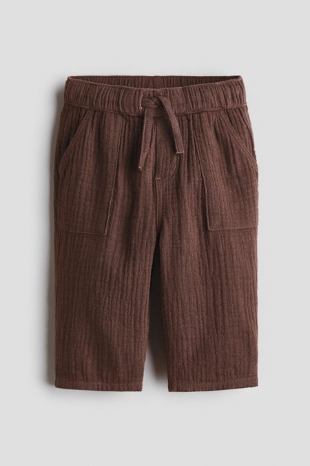 Cotton muslin trousers