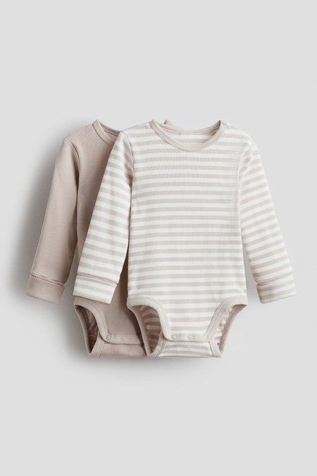 2-pack long-sleeved bodysuits