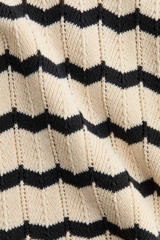 2-piece pointelle-knit cotton set