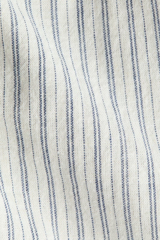 Linen-blend trousers