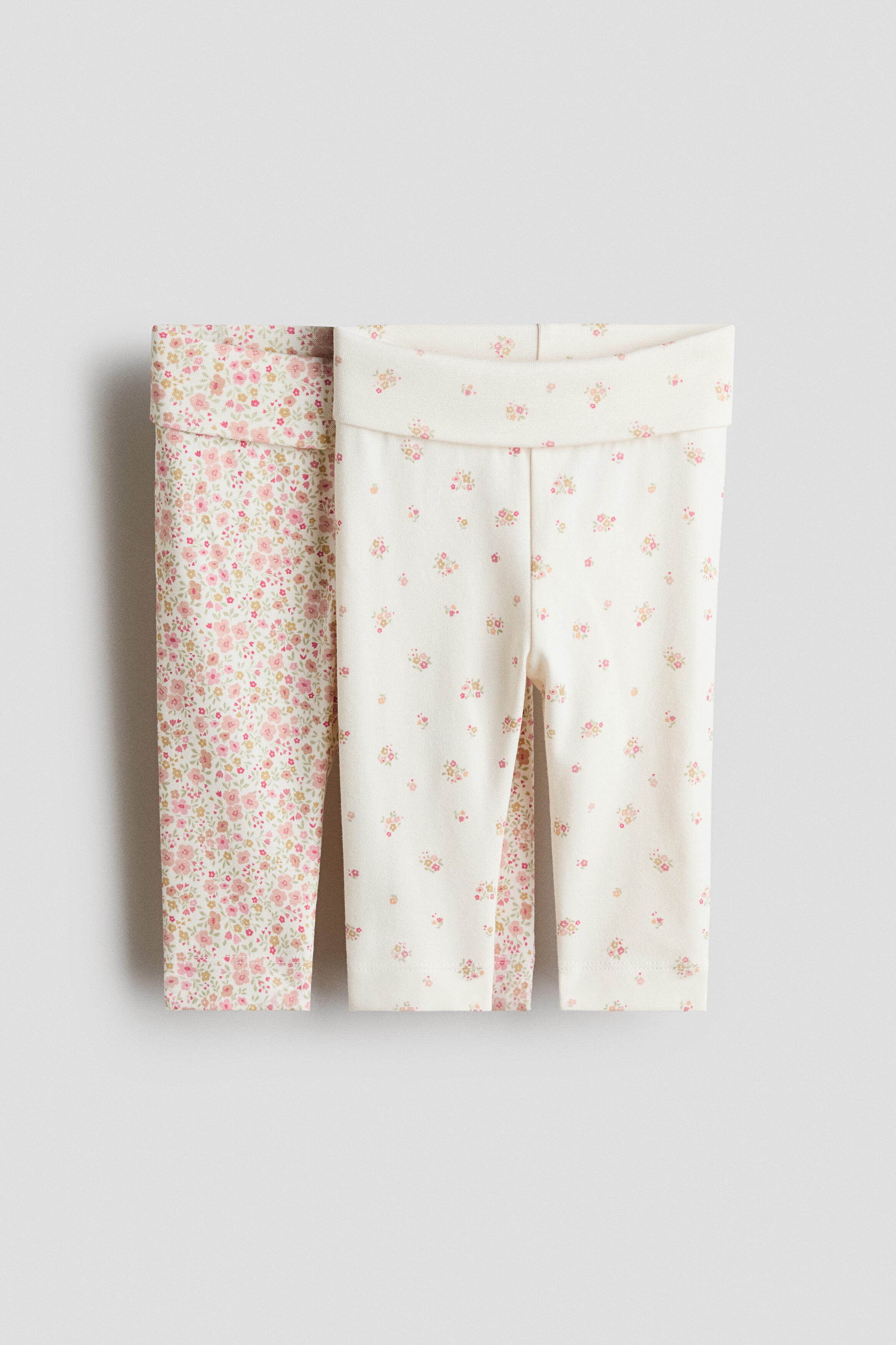 2-pack cotton jersey leggings