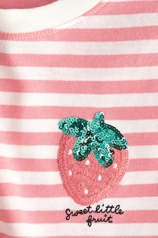 Motif-detail t-shirt