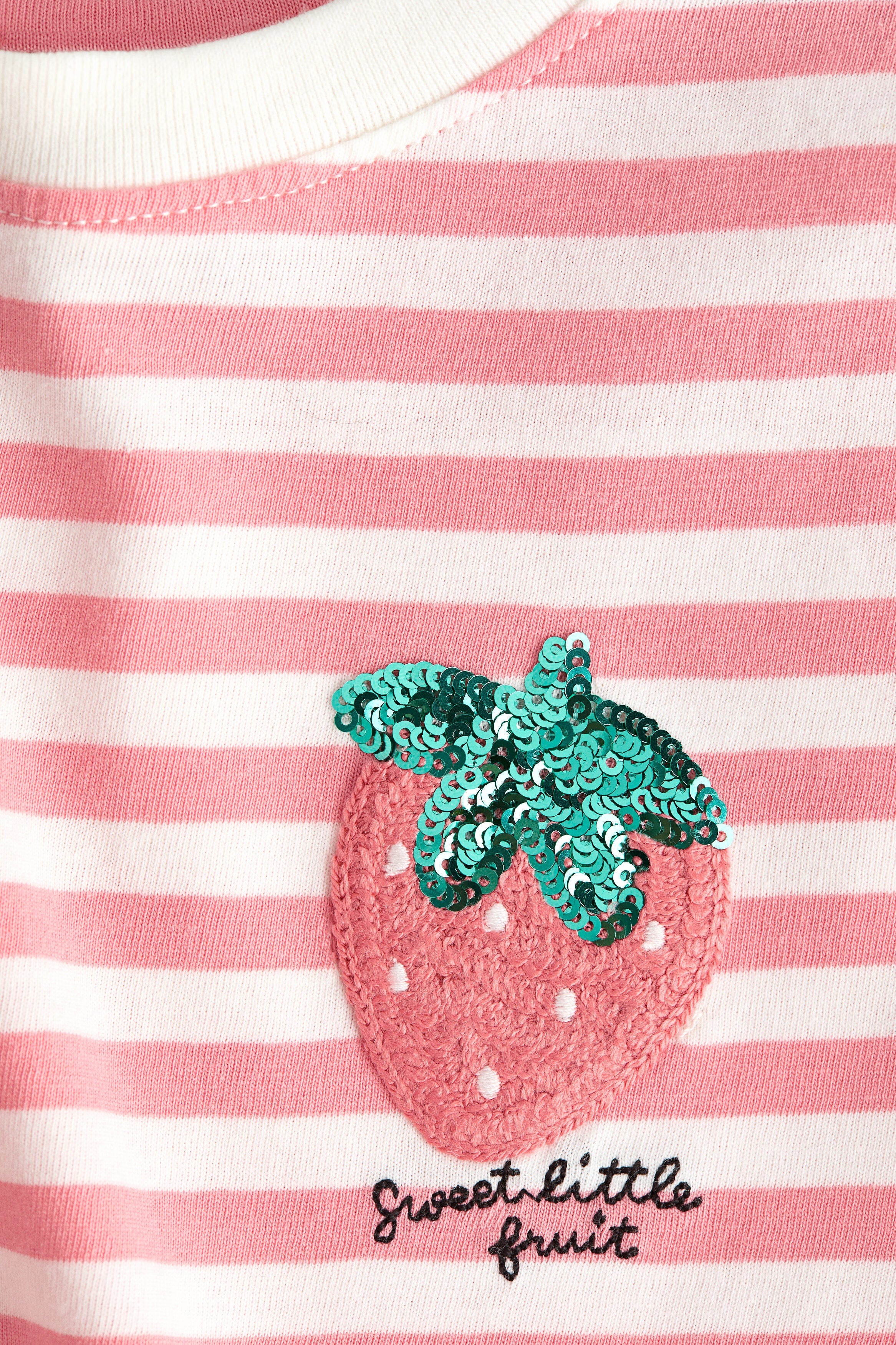 Motif-detail t-shirt