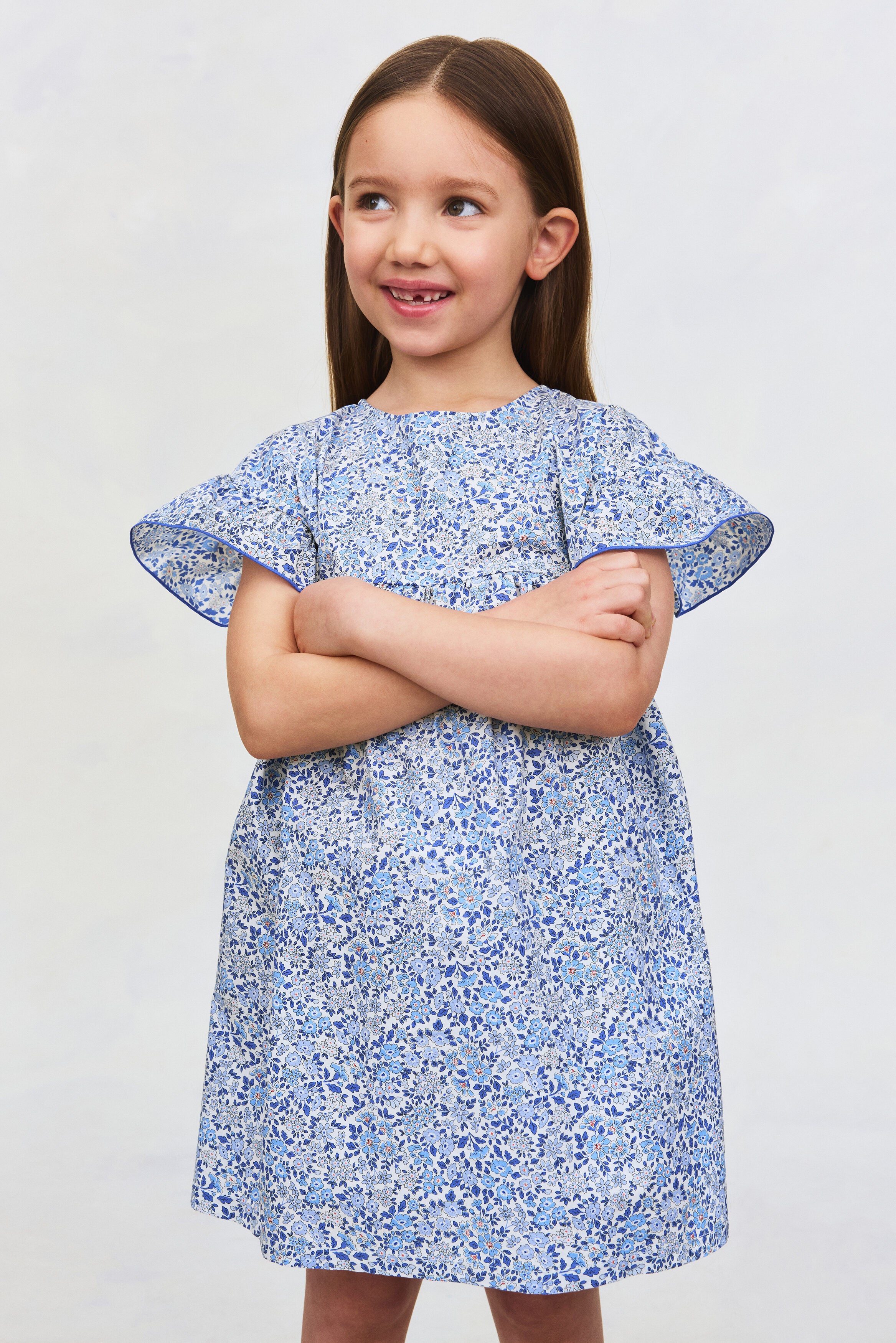 Printed cotton dress