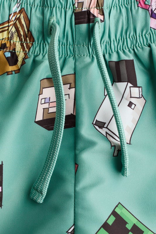 Printed swim shorts