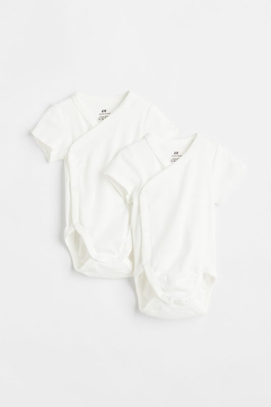 2-pack short-sleeved bodysuits