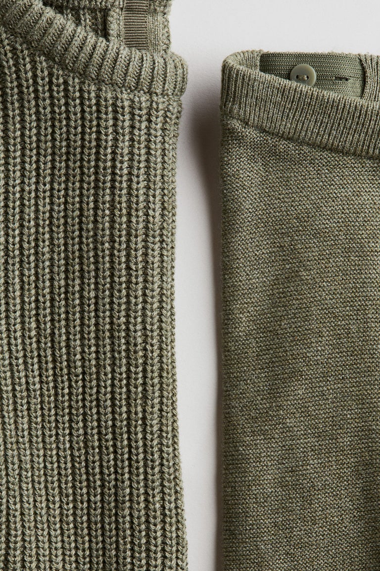 2-piece cotton knit set